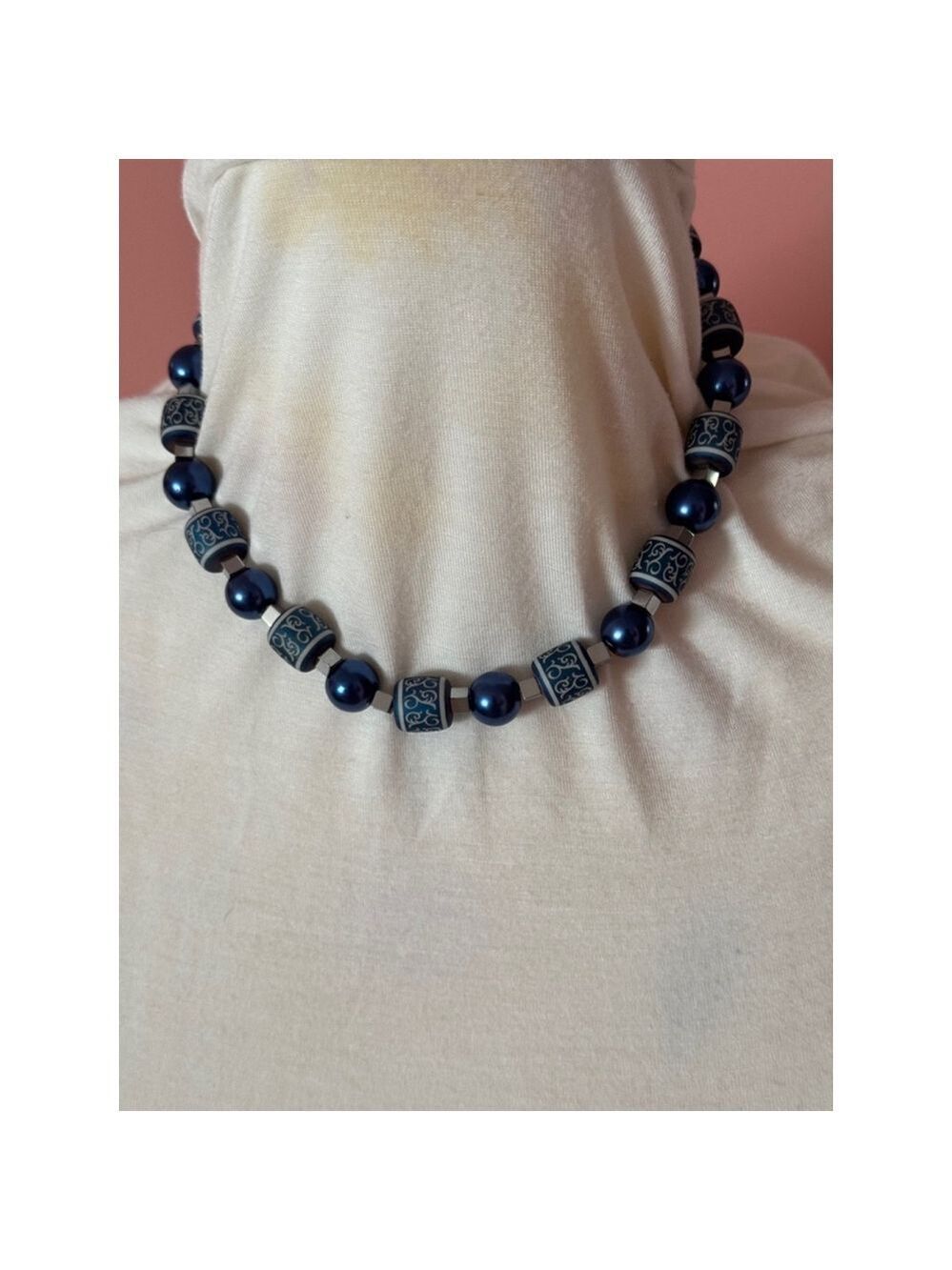 Unbranded Necklace Blue Silver